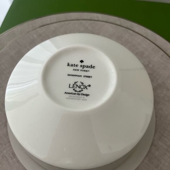 Kate Spade ♠️ Savannah Street 4 Piece Set - Plates, Bowl, Mug - Picture 4 of 5